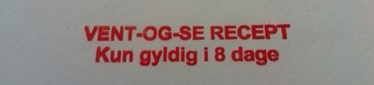 Vent og se recept