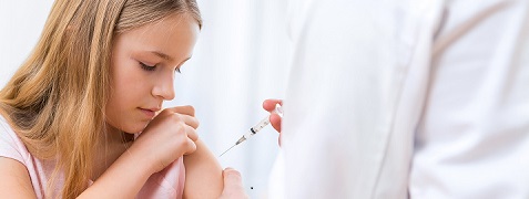 Pige der vaccineres