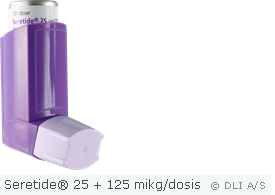 Seretide® 25 + 125 mikg/dosis