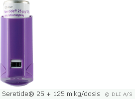 Seretide® 25 + 125 mikg/dosis