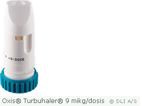 Oxis® Turbuhaler® 9 mikg/dosis