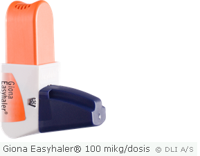 Giona Easyhaler® 100 mikg/dosis