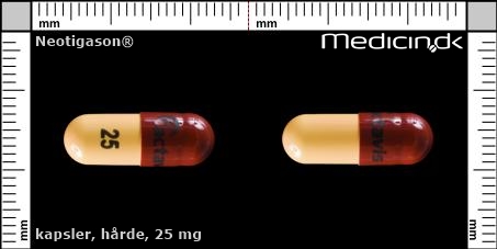 hårde kapsler 25 mg 