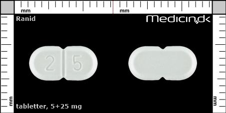 tabletter 5+25 mg 