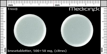 brusetabletter 500+50 mg (citrus)