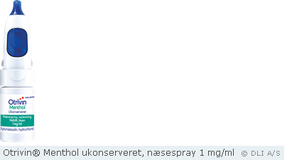 Otrivin® Menthol ukonserveret, næsespray 1 mg/ml