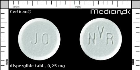 dispergible tabletter 0,25 mg 