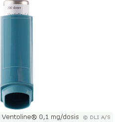 Ventoline® 0,1 mg/dosis