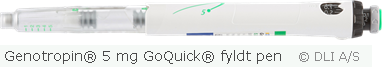 Genotropin® 5 mg GoQuick® fyldt pen