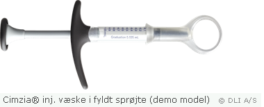Cimzia® inj. væske i fyldt sprøjte (demo model)