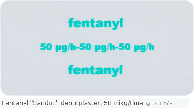 Fentanyl "Sandoz" depotplaster, 50 mikg/time