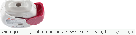 Anoro® Ellipta®, inhalationspulver, 55/22 mikrogram/dosis