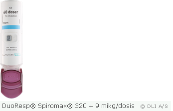 DuoResp® Spiromax® 320 + 9 mikg/dosis