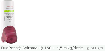 DuoResp® Spiromax® 160 + 4,5 mikg/dosis