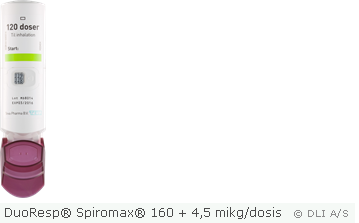 DuoResp® Spiromax® 160 + 4,5 mikg/dosis