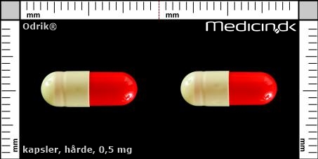 hårde kapsler 0,5 mg 