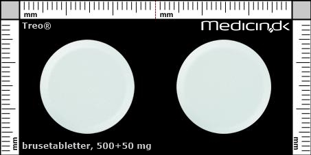 brusetabletter 500+50 mg 