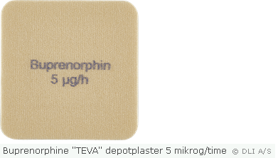 Buprenorphine "TEVA" depotplaster 5 mikrog/time