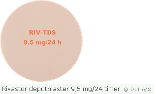 Rivastor depotplaster 9,5 mg/24 timer