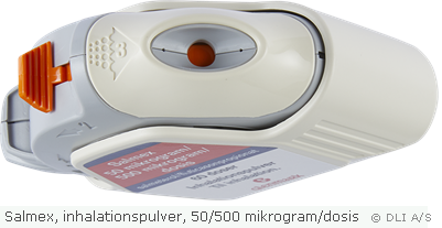 Salmex, inhalationspulver, 50/500 mikrogram/dosis