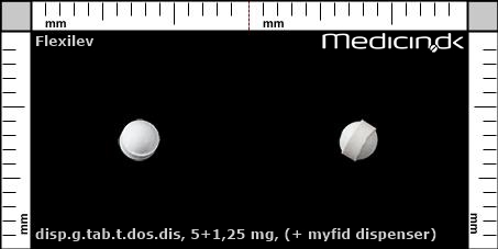 dispergible tabletter t. dosisdispenser 5+1,25 mg (+ MyFID dispenser)