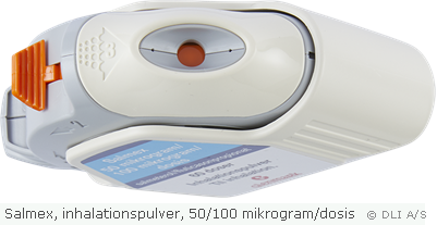 Salmex, inhalationspulver, 50/100 mikrogram/dosis