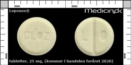 tabletter 25 mg (kommer i handelen foråret 2020)