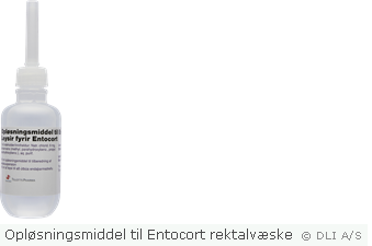 Opløsningsmiddel til Entocort rektalvæske