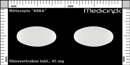 filmovertrukne tabletter 45 mg 