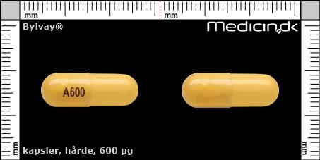 hårde kapsler 600 µg 
