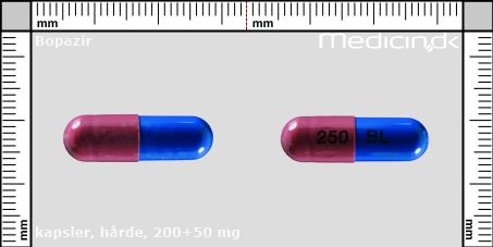 hårde kapsler 200+50 mg 