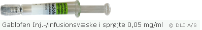 Gablofen Inj.-/infusionsvæske i sprøjte 0,05 mg/ml