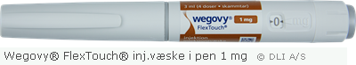 Wegovy® FlexTouch® inj.væske i pen 1 mg