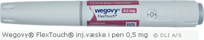 Wegovy® FlexTouch® inj.væske i pen 0,5 mg