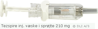 Tezspire inj. væske i sprøjte 210 mg