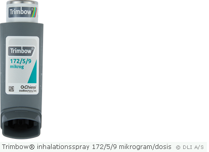 Trimbow® inhalationsspray 172/5/9 mikrogram/dosis