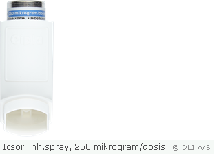 Icsori inh.spray, 250 mikrogram/dosis