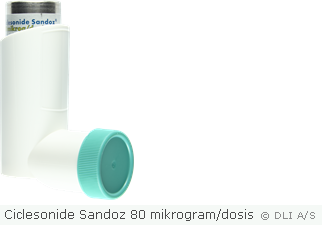 Ciclesonide Sandoz 80 mikrogram/dosis