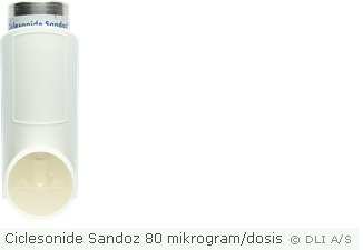 Ciclesonide Sandoz 80 mikrogram/dosis