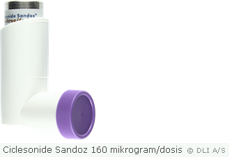 Ciclesonide Sandoz 160 mikrogram/dosis