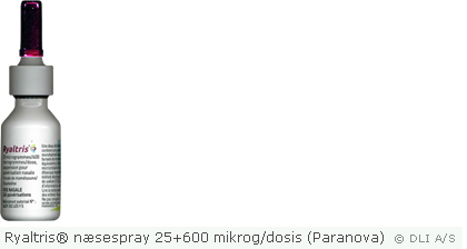 Ryaltris® næsespray 25+600 mikrog/dosis (Paranova)